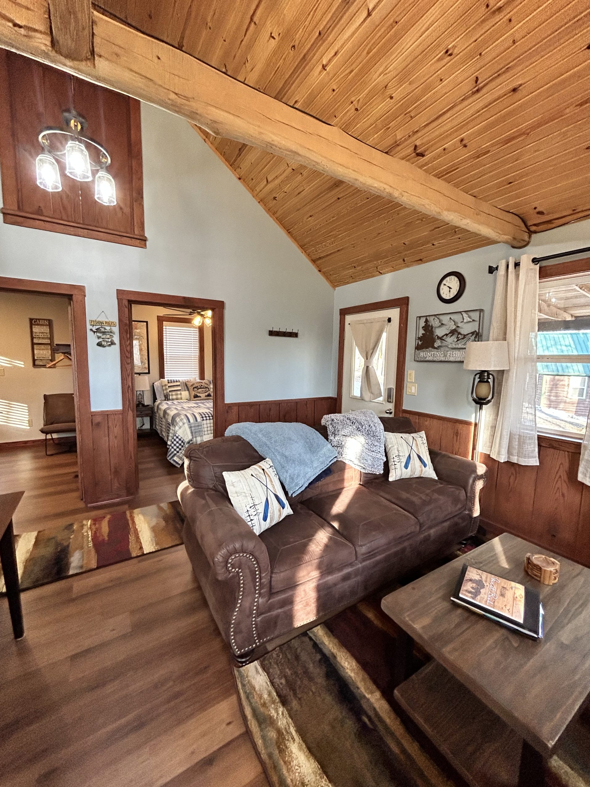 "Fishing Hole" Cabin 2 -Main Living Room Area